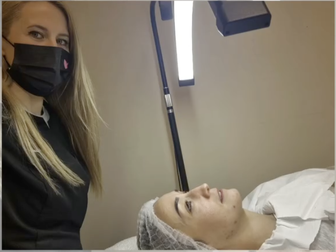 Behandeling in de salon